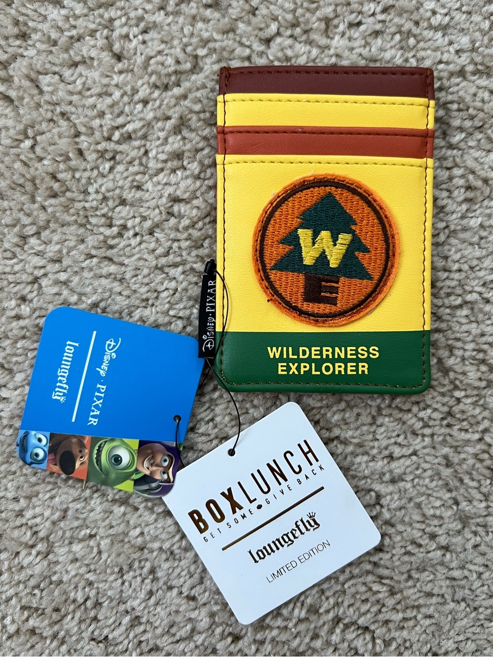 NWT Loungefly Box Lunch Disney Pixar UP Wildlife Explorer Card Holder Wallet